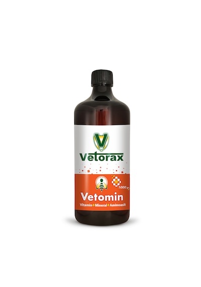 Vetorax Vetomin Premiks 1 Litre Arılar İçin Sıvı Vitamin Aminoasit Yem Premiksi