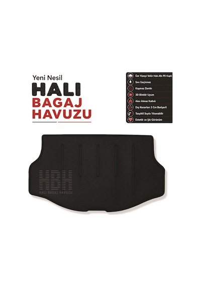 Toyota Rav4 Hybrid Halı Bagaj Havuzu 2017-2020 Arası