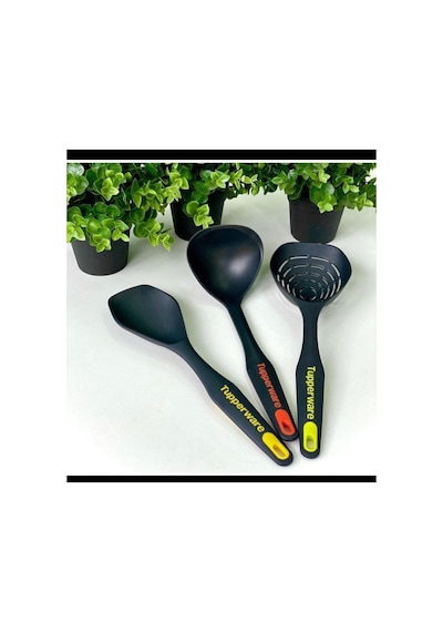 Peri Servis 3 Lü Set Siyah