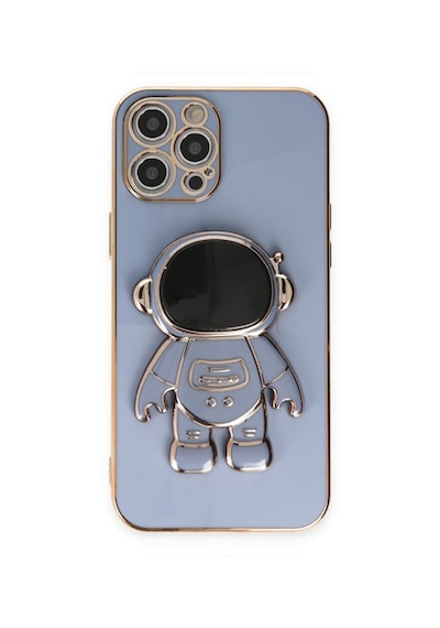 Nettech Apple Uyumlu iPhone 13 Pro Max Astronaut Seri Arka Koruma Kılıf - Siyah Siyah