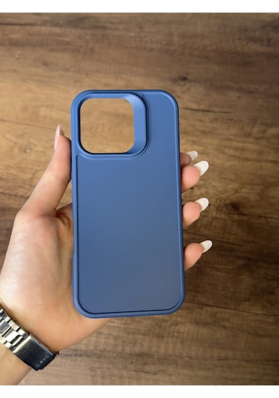 Apple Uyumlu iPhone 15 Pro Silikon Kılıf Xfab Lacivert