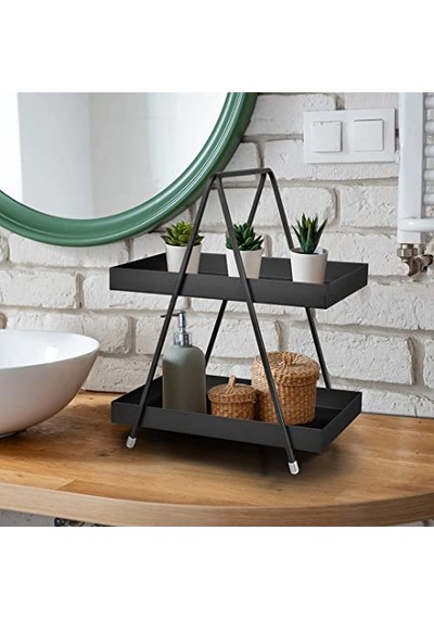 Katlı Siyah Metal Banyo Ve Mutfak Rafı Model 1 Diğer