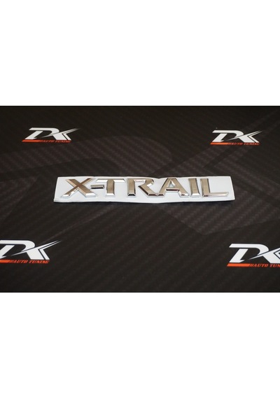 Nissan x-Trail Krom 3M 3D Abs Bagaj Yazı Logo Amblem