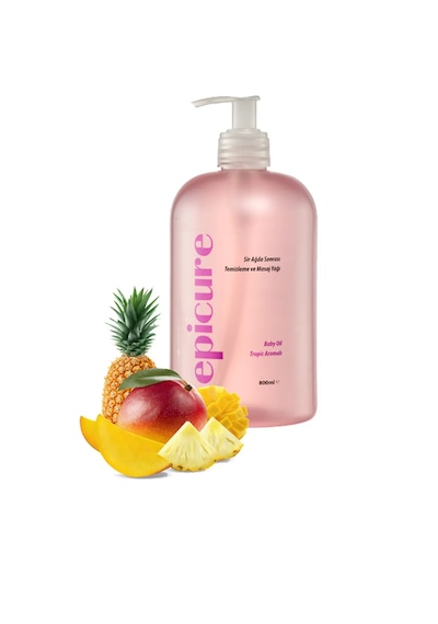 Epicure Tropix Sir Ağda Sonrası Temizleme ve Masaj Yağı 800 ML