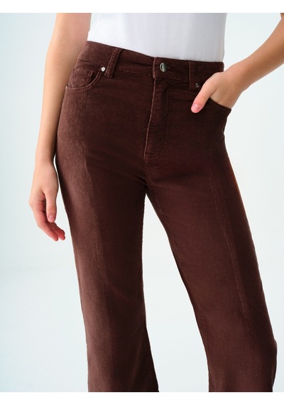 Kadın Jean Pantolon Lf2036625 Brown Kahverengi