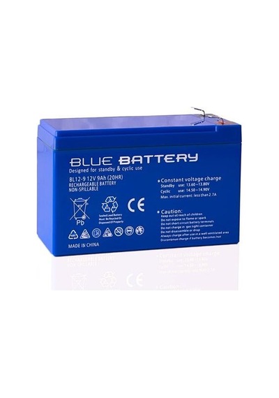 Blue 12v 9amper Bl12-9 Kuru Tip Akü Avrupa Üretim-211998