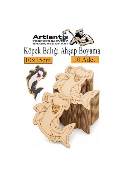 Ahşap Boyama Deniz Canlıları 20 Adet 10x15cm Boyama Figürü Etkinlik Çoçuk Gelişim Motor Beceri Kreş Anasınıfı Turuncu