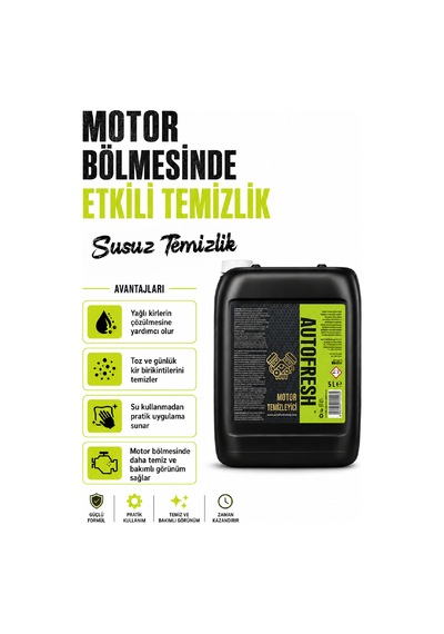 Araç Susuz Motor Yağ Kir Temizleyici Ve Parlatıcı 5lt - Sünger