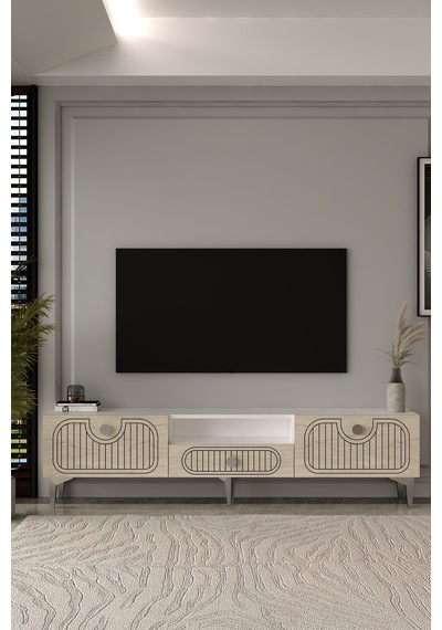 180dhdtsç3btg Hera Lazer Desenli Kapaklı Tv Sehpası,ünitesi Beyaz-traverten-gümüş 180dhdtsç3btg Hera Lazer Desenli Kapaklı Tv Sehpası,ünitesi Beyaz-traverten-gümüş