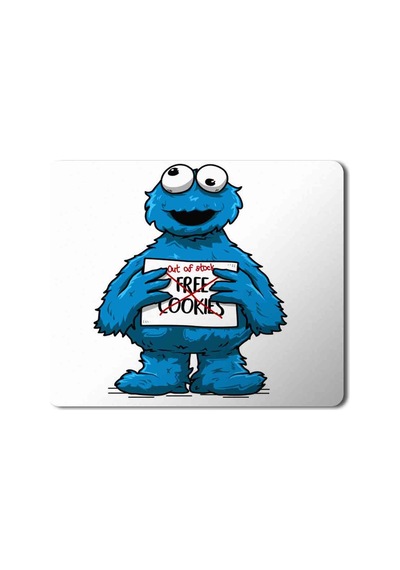 Kurabiye Canavarı Free Cookies Baskılı Mousepad Mouse Pad