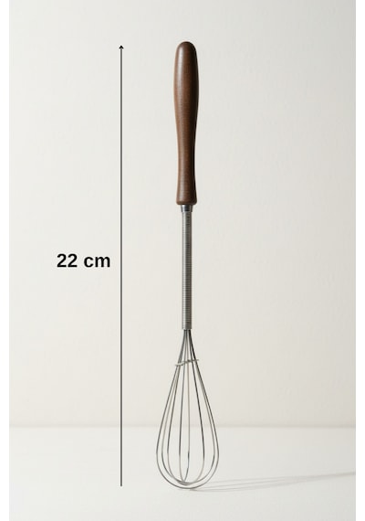 Morwood Akasya Saplı Mini Artisan Çırpıcı 22 Cm Ceviz Paslanmaz Çelik Diğer