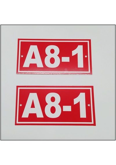 Kapı Numarası 10X20 Cm, Bina, Apartman, Işyeri Numarası (487047209)