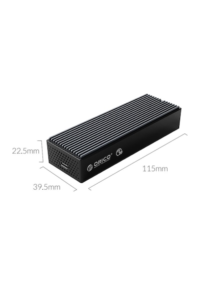 Orico M2pvc3-g20 Usb 3.2 Gen2, M.2 Nvme, Max.8tb Destekli, Fanlı, 20gbps Type-c Alüminyum Disk Kutusu