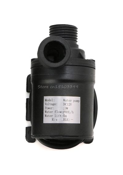 12 Volt Mini Yağ & Su Pompası 800 L / Saat 8 x 5 x 6.5 Cm