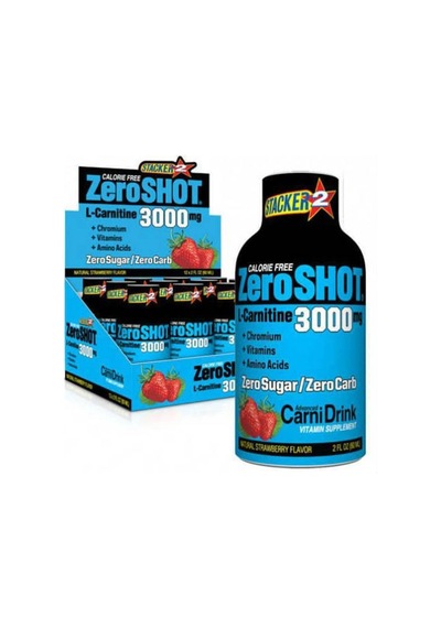 Stacker2 Zeroshot 3000Mg X 12 L-Carnitine Çilek Aromalı