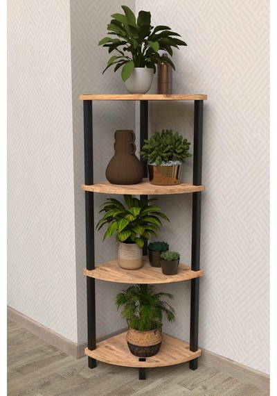Flora 4 Raflı Moblen Çiçeklik Saksılık Balkon Bahçe Dekor Raf Stand-atlantik Çam Atlantik Çam Flora 4 Raflı Moblen Çiçeklik Saksılık Balkon Bahçe Dekor Raf Stand-atlantik Çam Atlantik Çam
