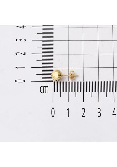 Bilezikci Petek 14 Ayar Altın Top Küpe 7 Mm. Kpads14k29564