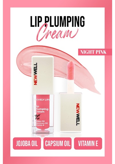 New Well Lip Plumping Night Pink Dudak Dolgunlaştırıcı Krem 5 ML
