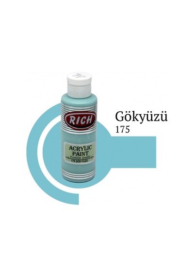 Rich 120 Cc Akrilik Boya - Gökyüzü 175
