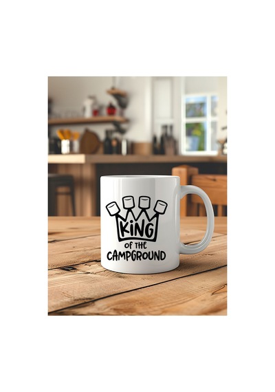 Kişiselleştirilebilir King Of The Campground Kamp Kralı Marshmallow Tasarımlı Kupa Bardak - 330 Ml Çok Renkli - 876200020 Çok Renkli - 876200020 Çok Renkli
