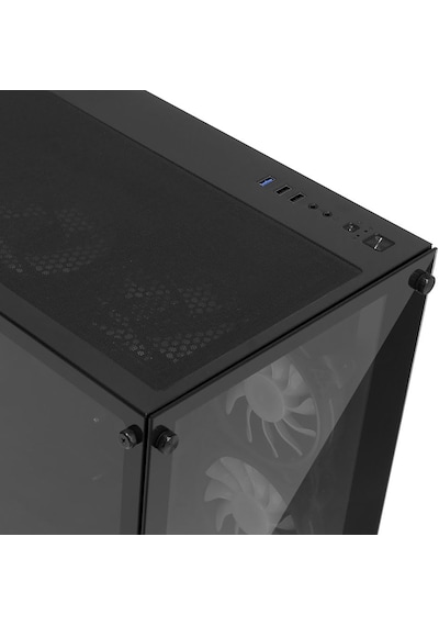 Gameforce Liquid Mini 6x120 MM RGB Fanlı Micro ATX Oyuncu Bilgisayar Kasası