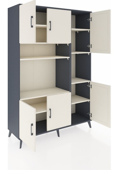 Hyperion Dolap 9 Raflı 6 Kapaklı 132x44x195 Antrasit-aytaşı/a... Antrasit Hyperion Dolap 9 Raflı 6 Kapaklı 132x44x195 Antrasit-aytaşı/a... Antrasit