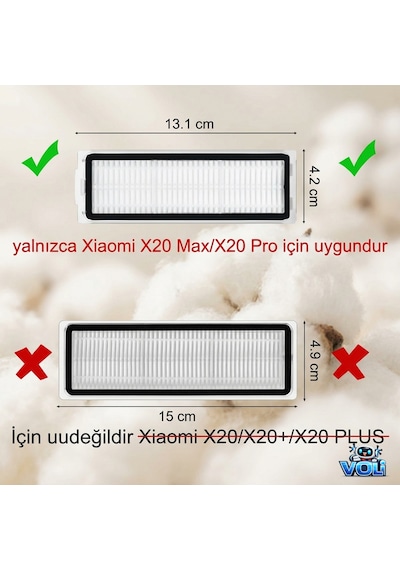 Xiaomi Vacuum 5 Ve 5 Pro Ov21gl Ov31gl Ov21cn Hepa Filtre 2 Adet Diğer