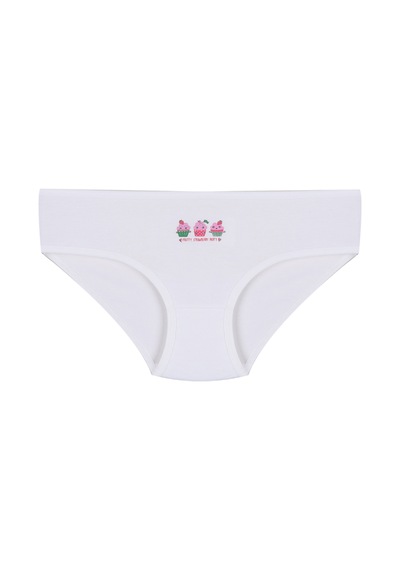 Koza İç Giyim Kız Çocuk 6'lı Desenli Slip 1050-01 Pudra