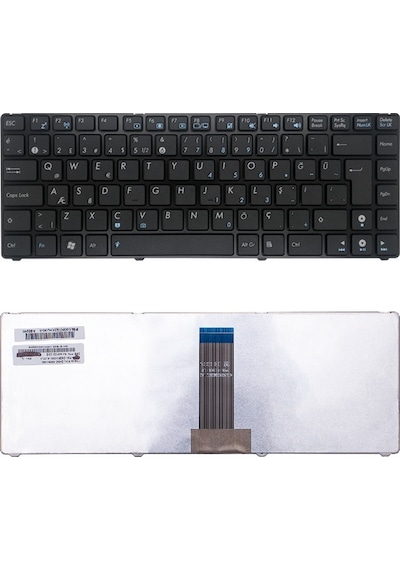 Asus Uyumlu Eee Pc 1201, 1201ha, 1201hab, 1201hag Klavye Tuş Takımı Tuş Seti Siyah Türkçe