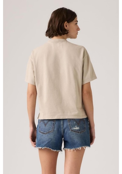 Levi's Garment Dye Vintage Ss Bej Kadın T-shirt-13217 Gri