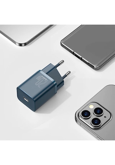 Baseus Super Si 20w Pd Type-c Hızlı Şarj Adaptörü 20w İphone 15-14-13- 12-11 Hızlı Şarj- 5775