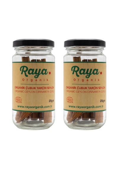 Organik Selyon Çubuk Tarçın 2 Li Set 2 X 25 Gr Toplam 50 Gr 25 G