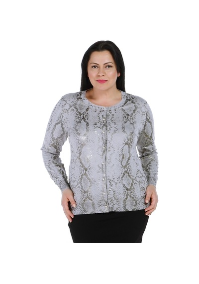 Solo Kaşmir Varak Baskı Triko Hırka 001