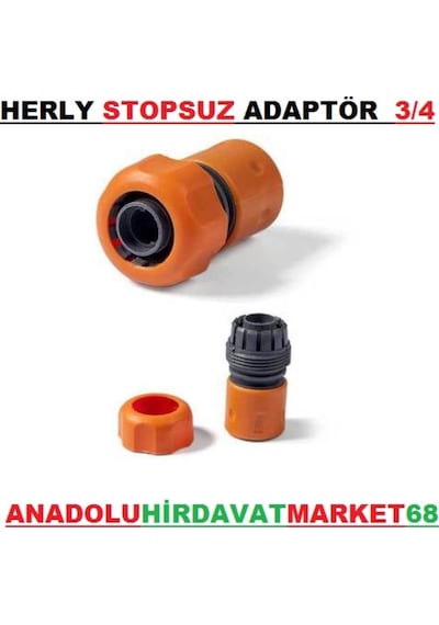 Herly Hortum Musluk Bağlantı Adaptörü 3/4 Hortum Hl342