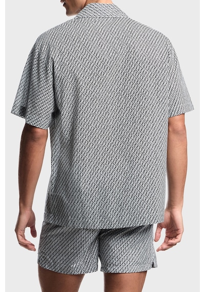 Emporio Armani Erkek Gömlek Em000593 Af20439 F0026 Beyaz Siyah