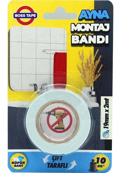 Geseus Boss Ayna Montaj Bandı 19 MM X 2mt