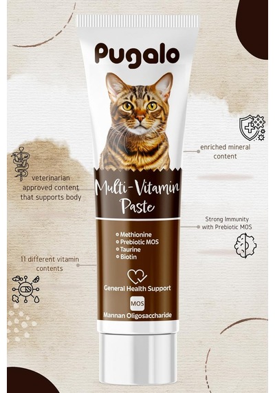 Kedi Multivitamin Paste Prebiotic Ve Biotin Katkılı Kedi Multi Vitamin Macunu 100 Ml