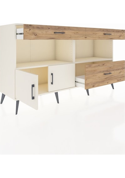Hyperion Konsol 2 Raflı 3 Çekmeceli 2 Kapaklı 176x44x99 Aytaşı-ay Aytaşı-aytaşı/çam Hyperion Konsol 2 Raflı 3 Çekmeceli 2 Kapaklı 176x44x99 Aytaşı-ay Aytaşı-aytaşı/çam