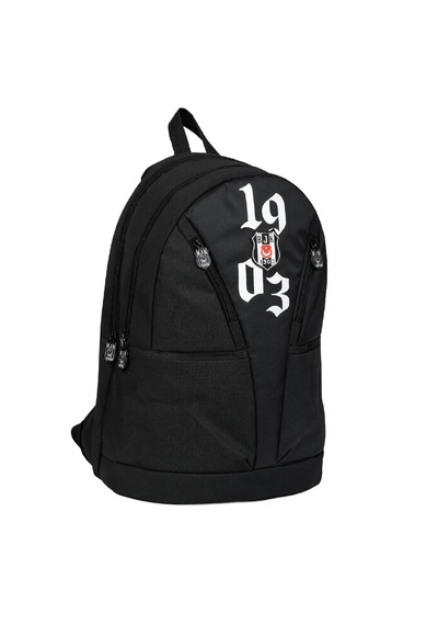 Beşiktaş 1903 Baskı Detaylı Sırt Çantası 26331 Siyah
