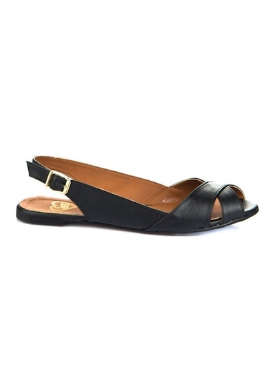 Fox Shoes Siyah Kadın Sandalet 9726106609