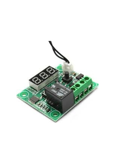 W1209 Dijital Termostat Kontrol Kartı, 12v Dc, Ntc Sensörlü, Isıtma Soğutma Modu