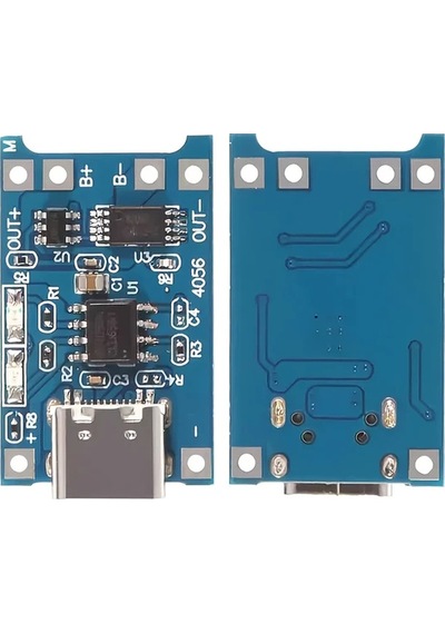 Lumaworld 10 Adet Tp4056 Micro Usb Şarj Modülü 18650 Bms 5v 1a Pil Şarj Kartı