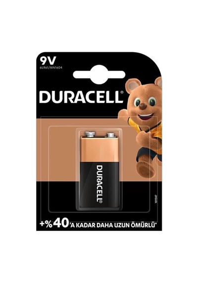 Sh Duracell Alkalin 9 Volt Pil 6lr61/mn1604 Najmaddin