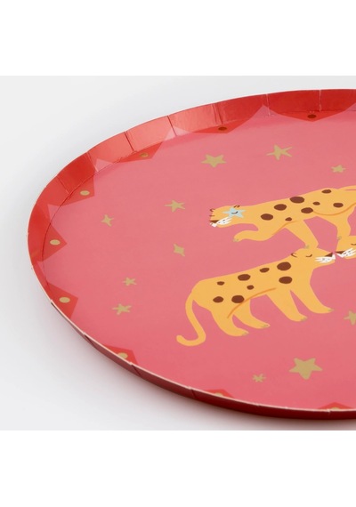 Meri Meri - Circus Side Plates - Sirk Tabaklar M X8