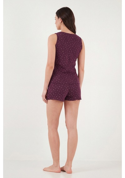 Lela Bayan Pijama Takımı 65770754 Bordo