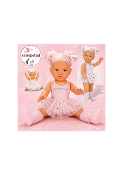 Büyük Boy Et Bebek 46cm Kokulu Kutulu Model Bebek Balerin Tina Bebek Tina Balerin 46cm Pembe