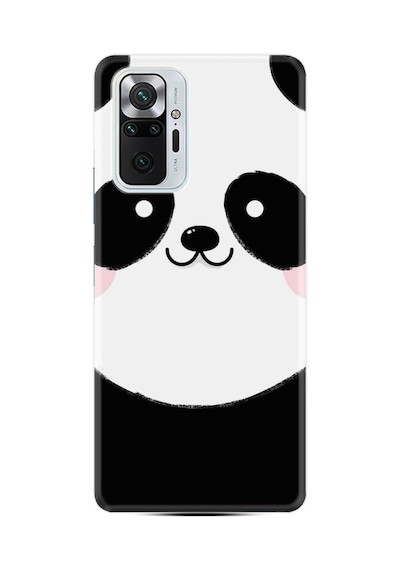 Xiaomi Redmi Note 10 Pro Kılıf Silikon Desen Özel Seri Sevimli Panda 1794