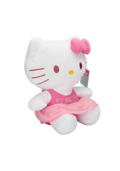 Peluş Hello Kitty Pembe Elbiseli Fiyonklu Peluş 36 Cm Pelüş