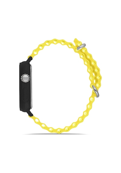 Sarı Silikon Unisex Dijital Led Kol Saati Apwr033312
