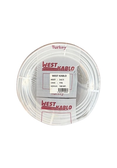 2x2,5 Mm Ttr Elektrik Kablosu 100 Metre